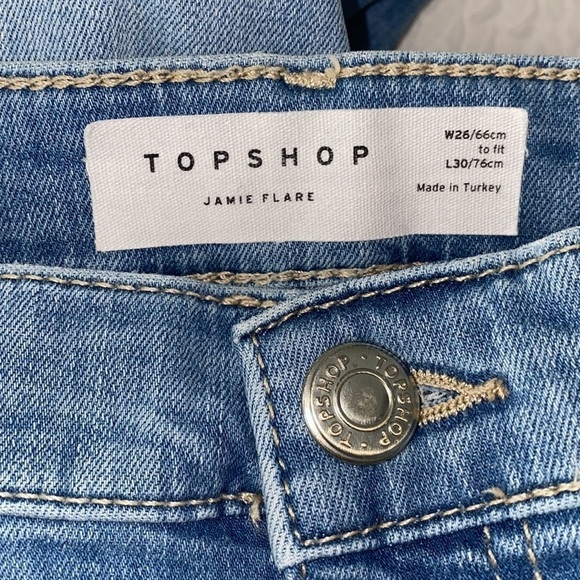 Topshop Jamie Flare Jeans - Picture 12 of 15